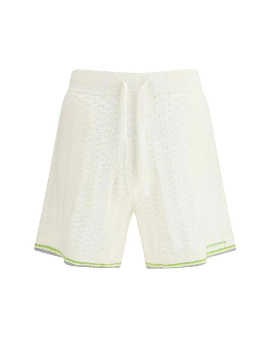 Casablanca White Casual Shorts for men