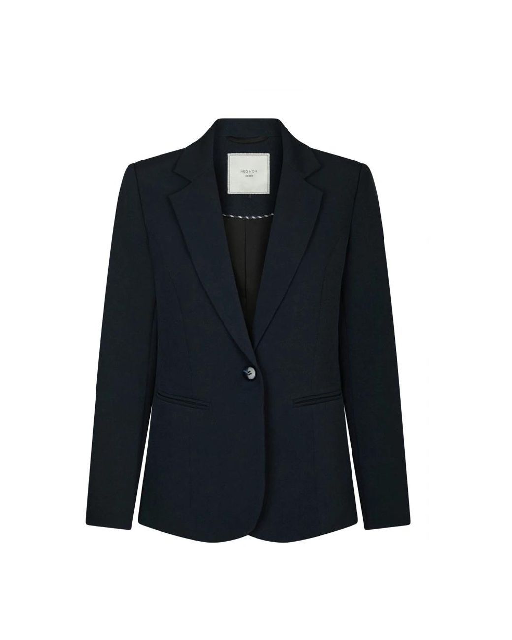 Neo Noir Jassen ,Blauw ,Donkerblauwe Francine Suite Blazer in het Blue
