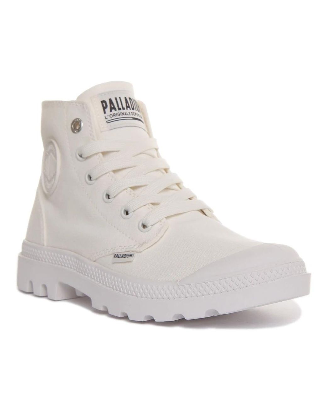 Palladium Gray Lace-Up Boots for men