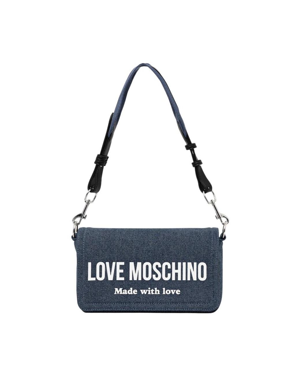 Love Moschino Blue Shoulder Bags