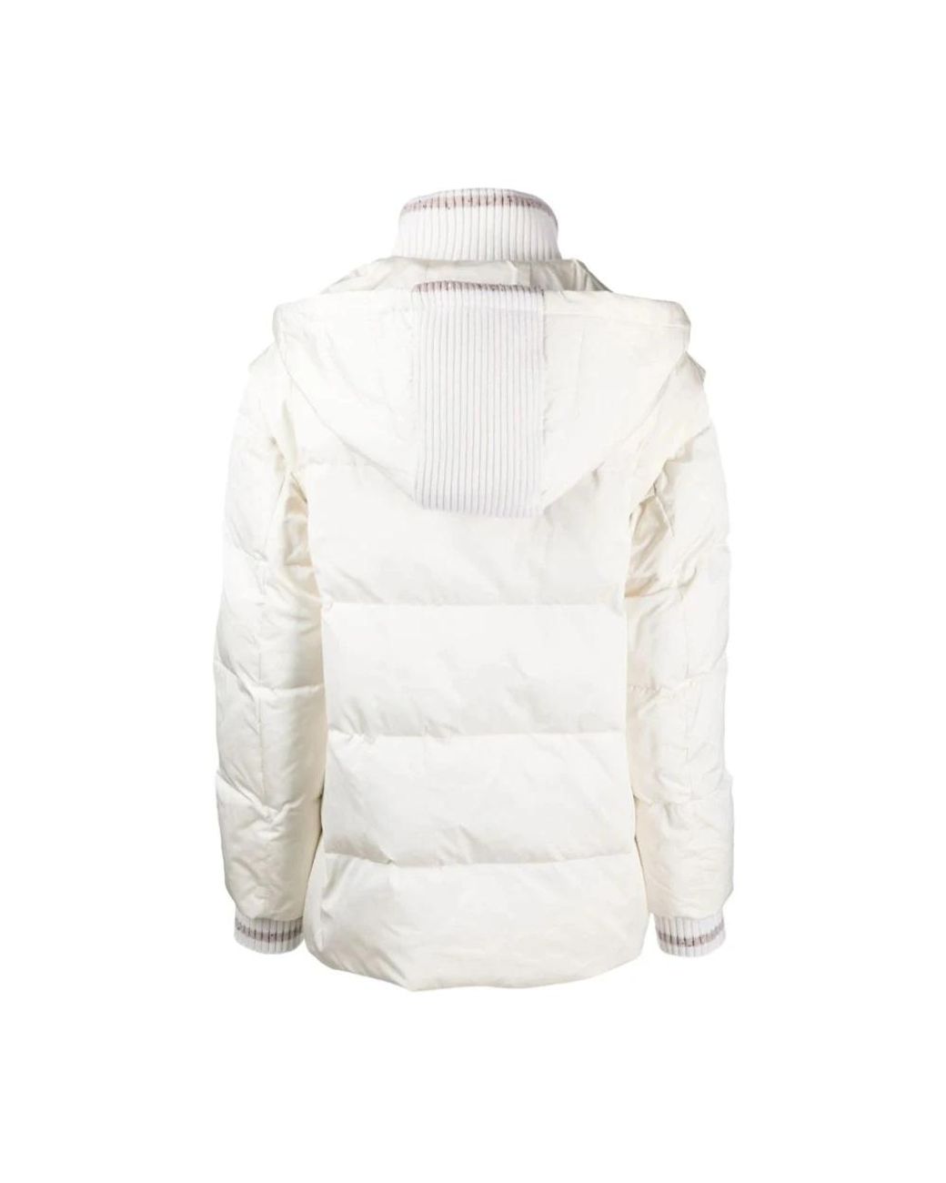 Lorena Antoniazzi White Winter Jackets