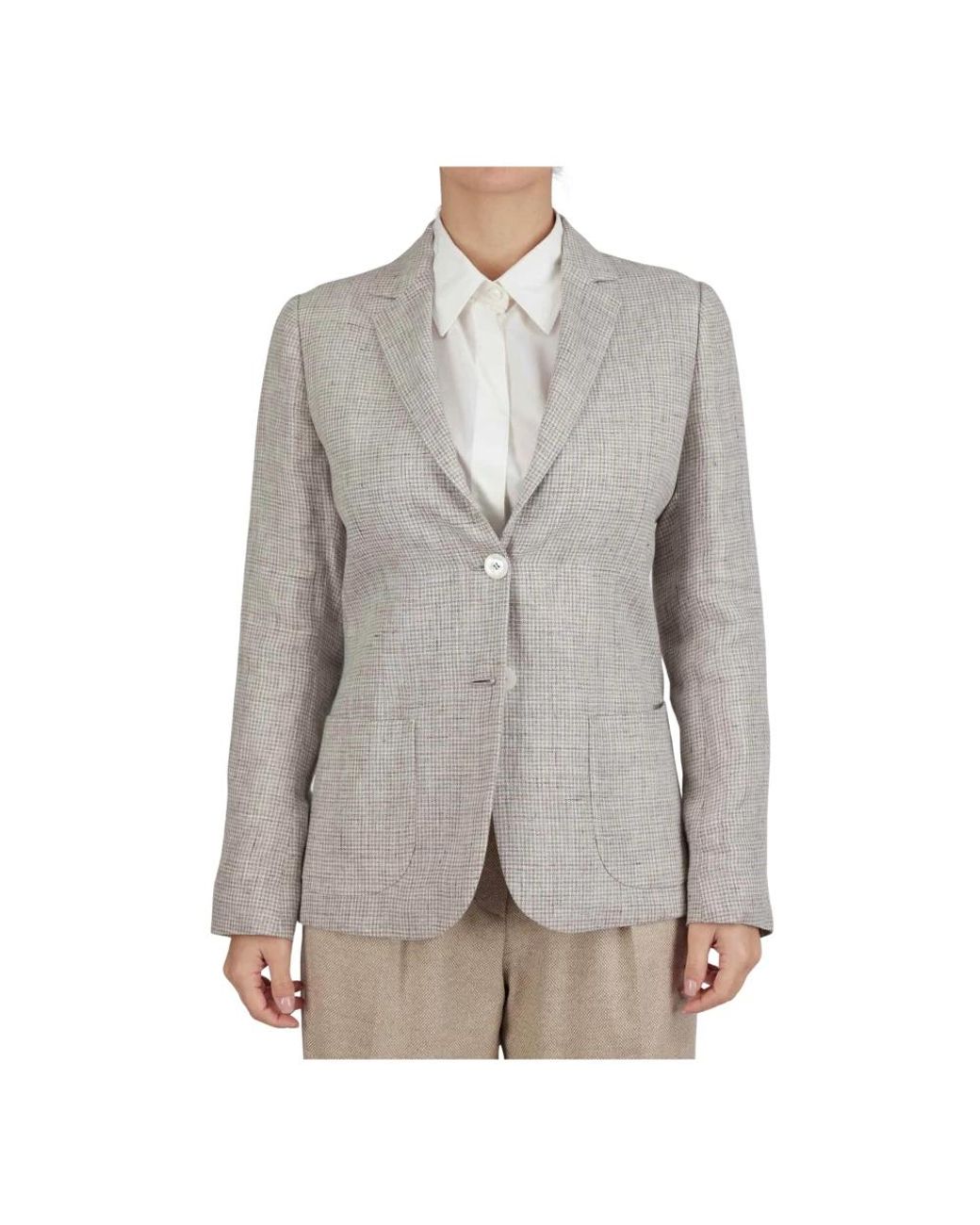 Kiton Gray Blazers