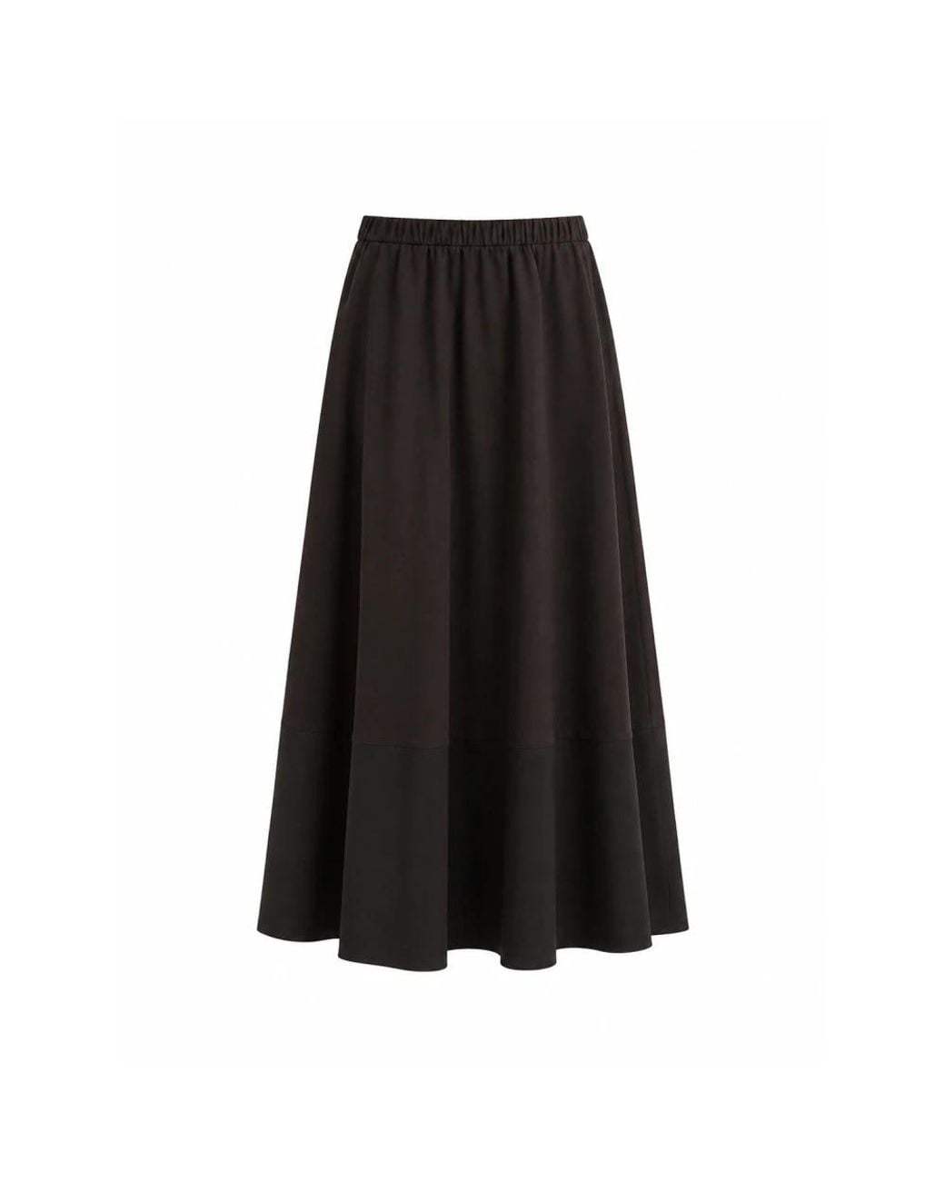 Max Mara Ribes Maxi Rok in het Black