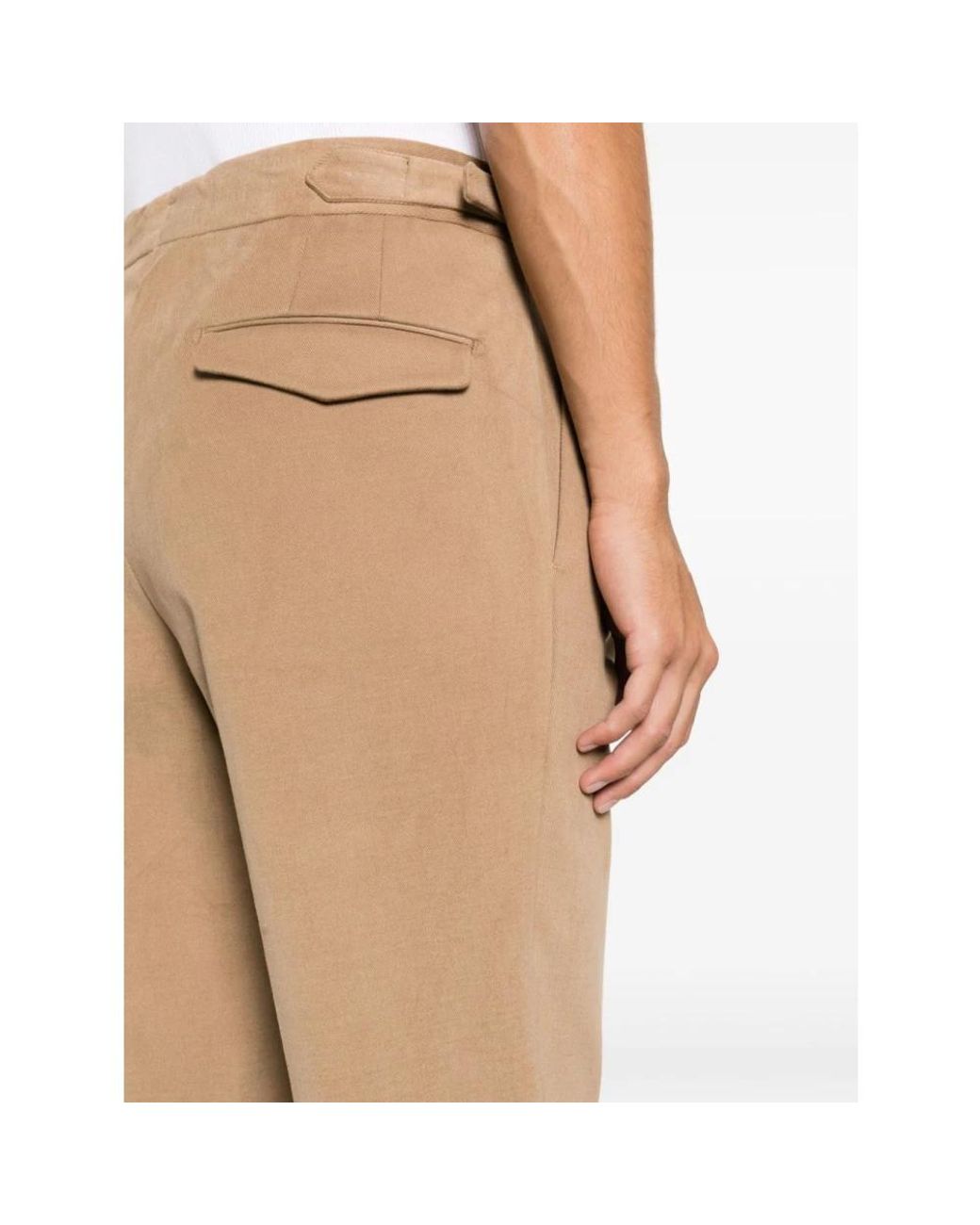 BRIGLIA Natural Suit Trousers for men