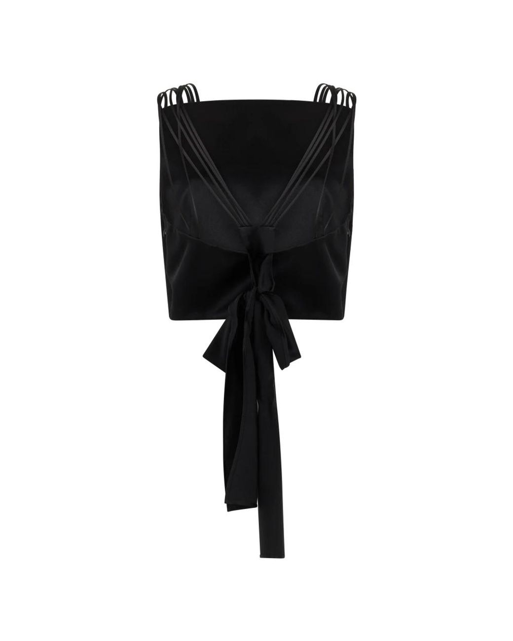 Alberta Ferretti Black Sleeveless Tops