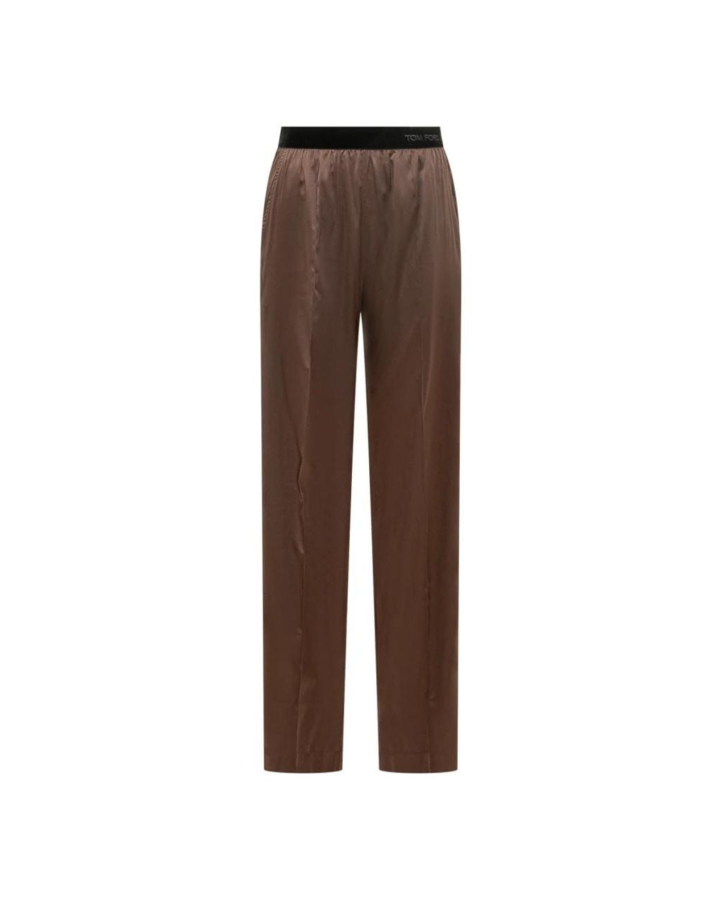 Tom Ford Brown Straight Trousers