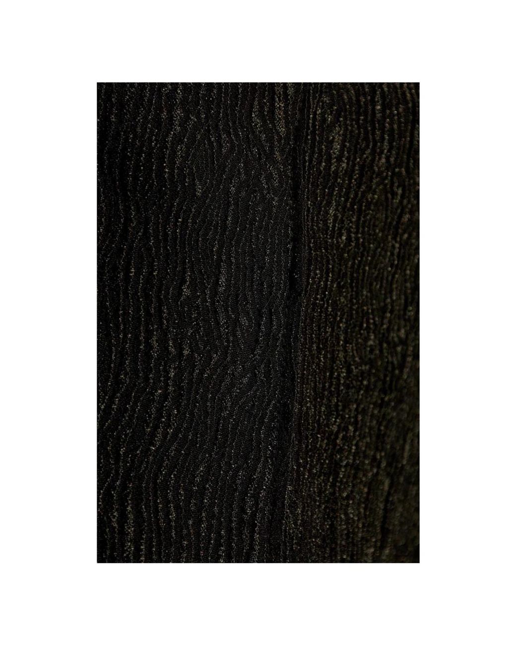 Ganni Black Wide Trousers