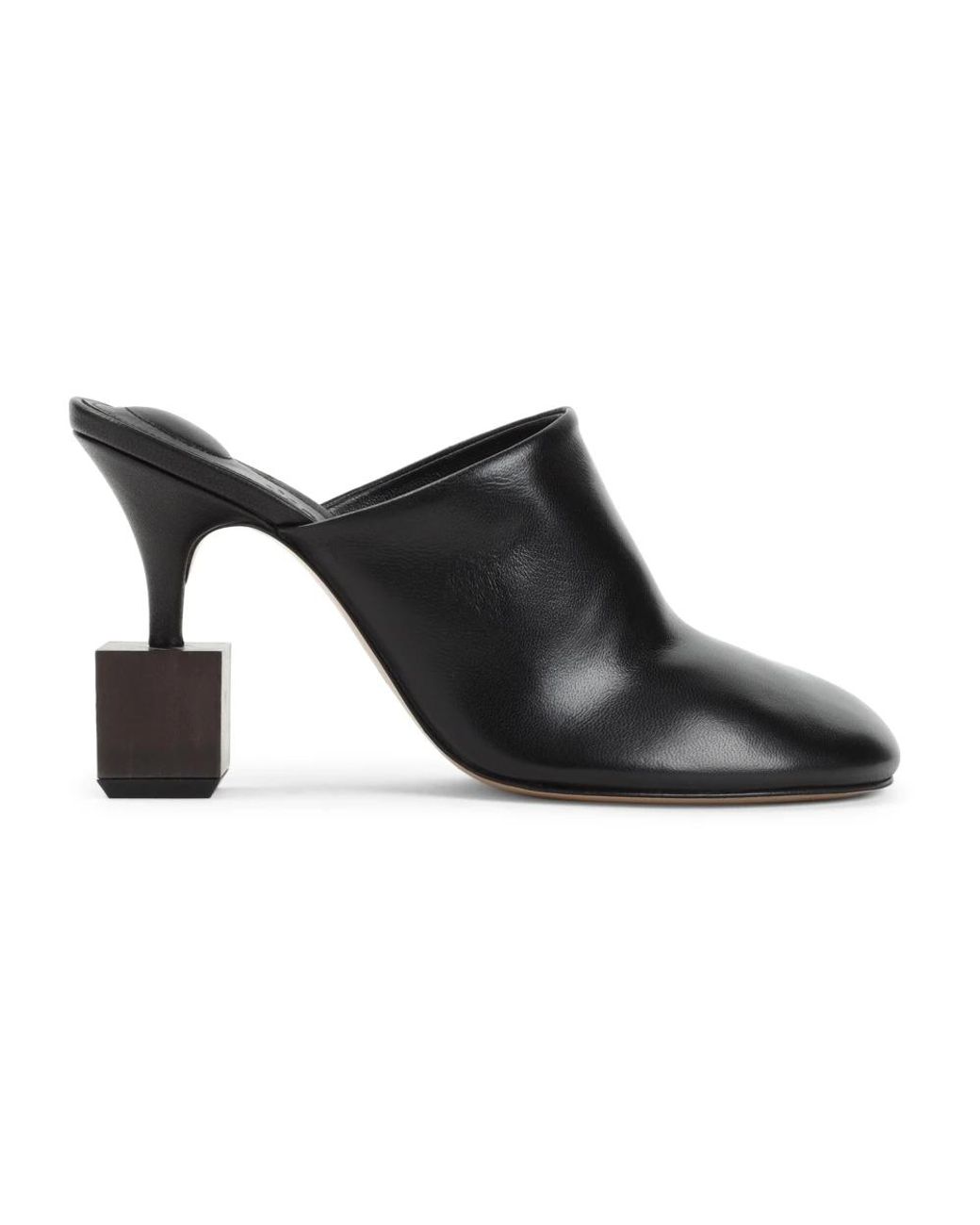 Jacquemus Black Heeled Mules