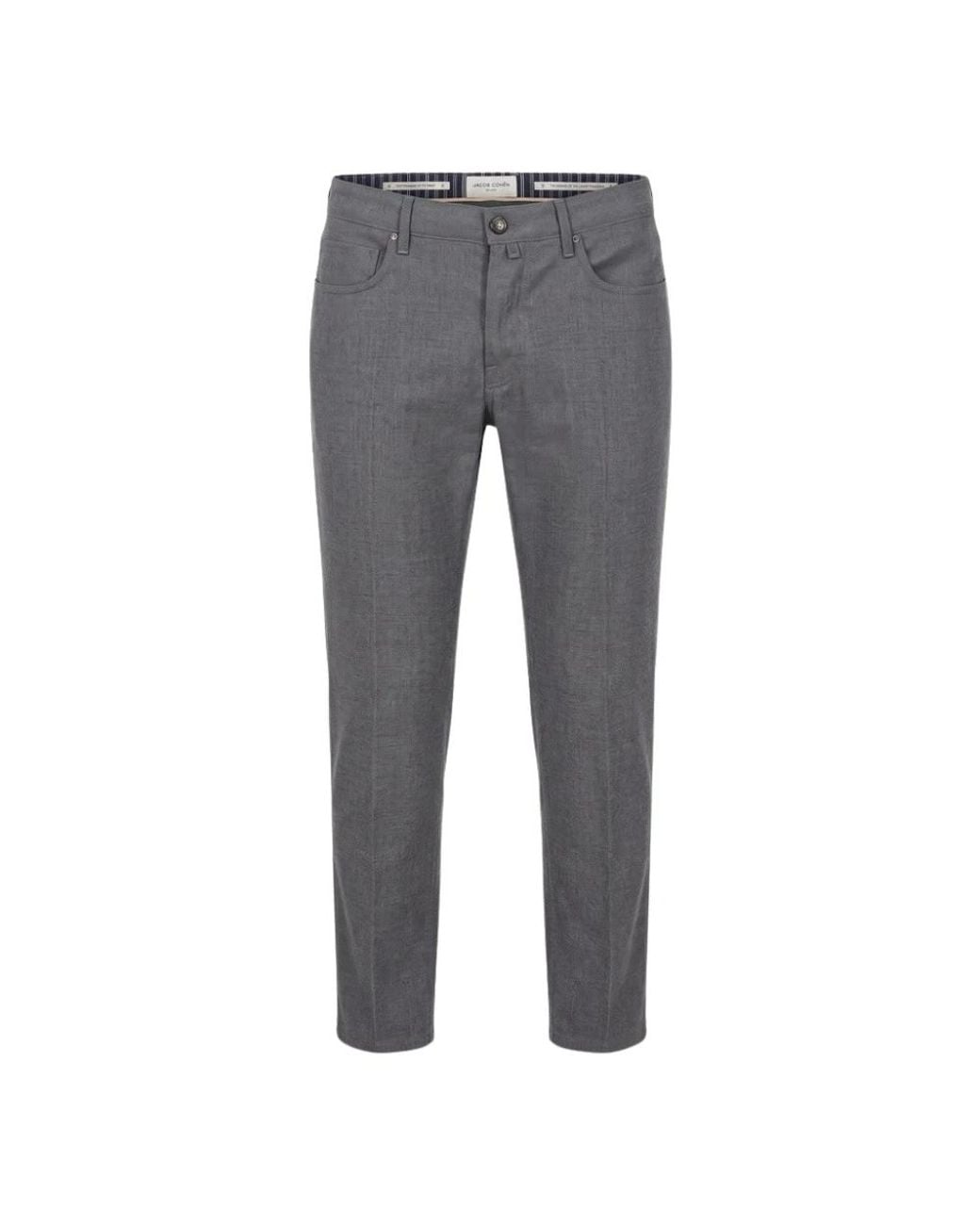 Jacob Cohen Gray Slim-Fit Trousers for men
