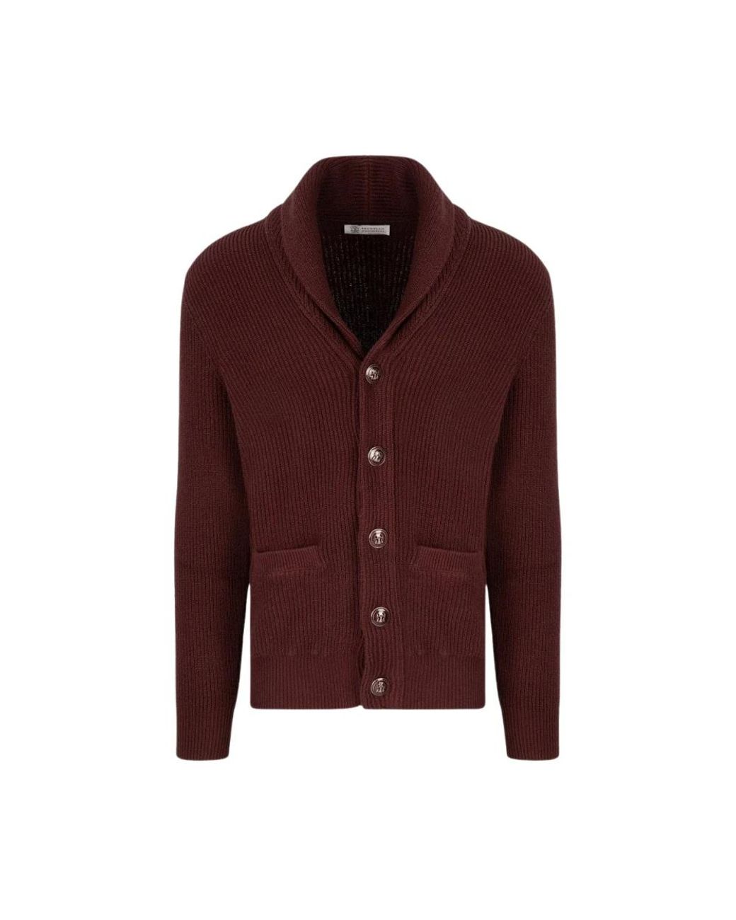 Brunello Cucinelli Red Cashmere Knitwear for men