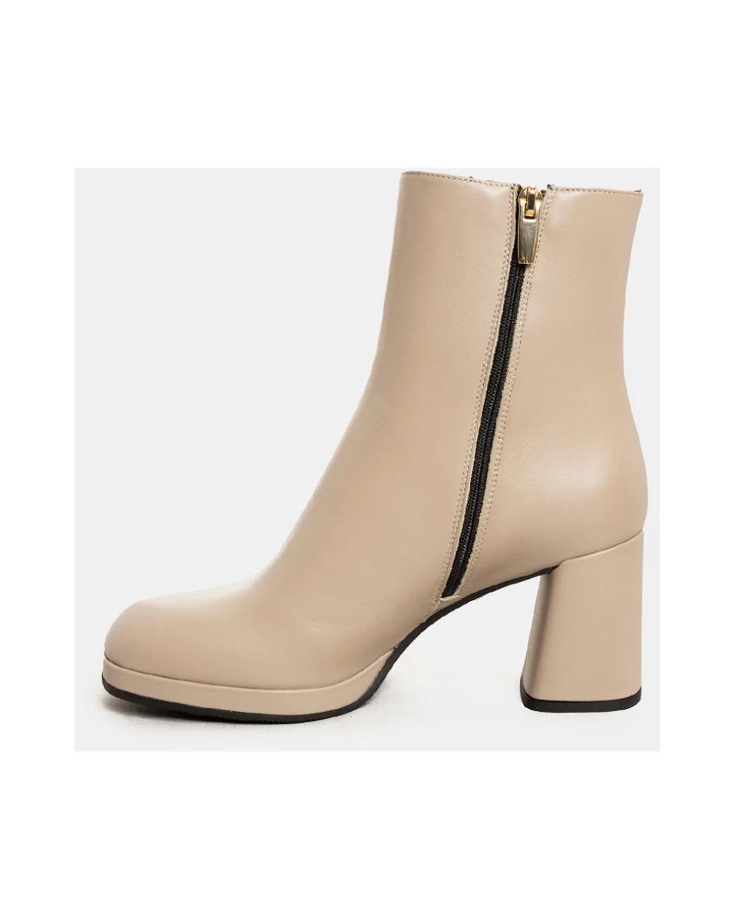 Heeled Boots di Evaluna in Natural