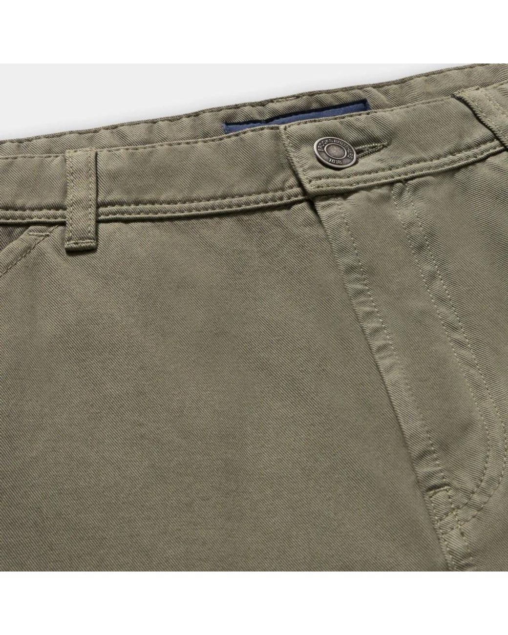 Brooks Brothers Green Straight Trousers for men