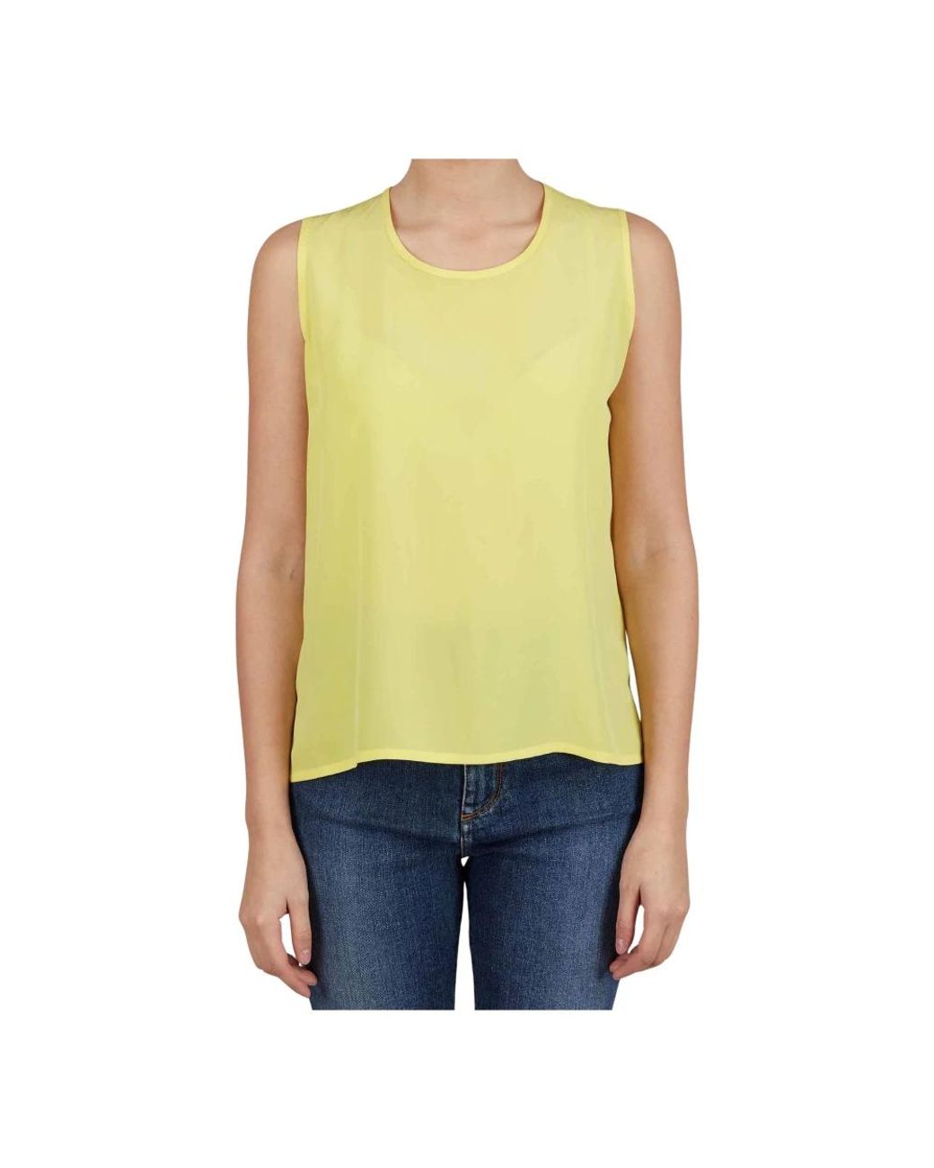 Kiton Green Sleeveless Tops