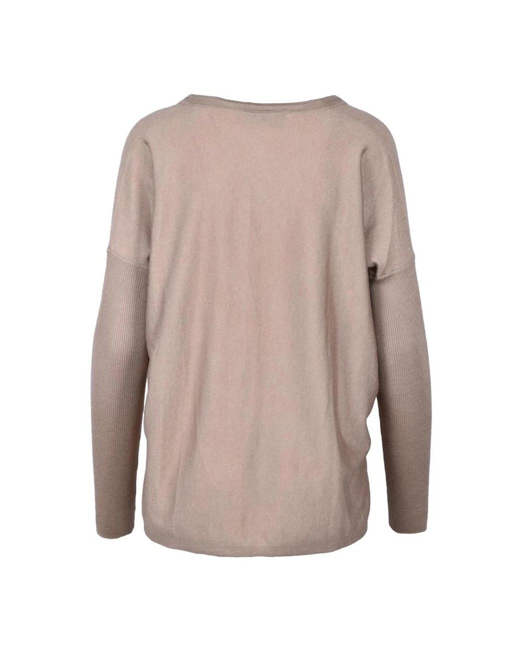 Wild Cashmere Brown V-Neck Knitwear