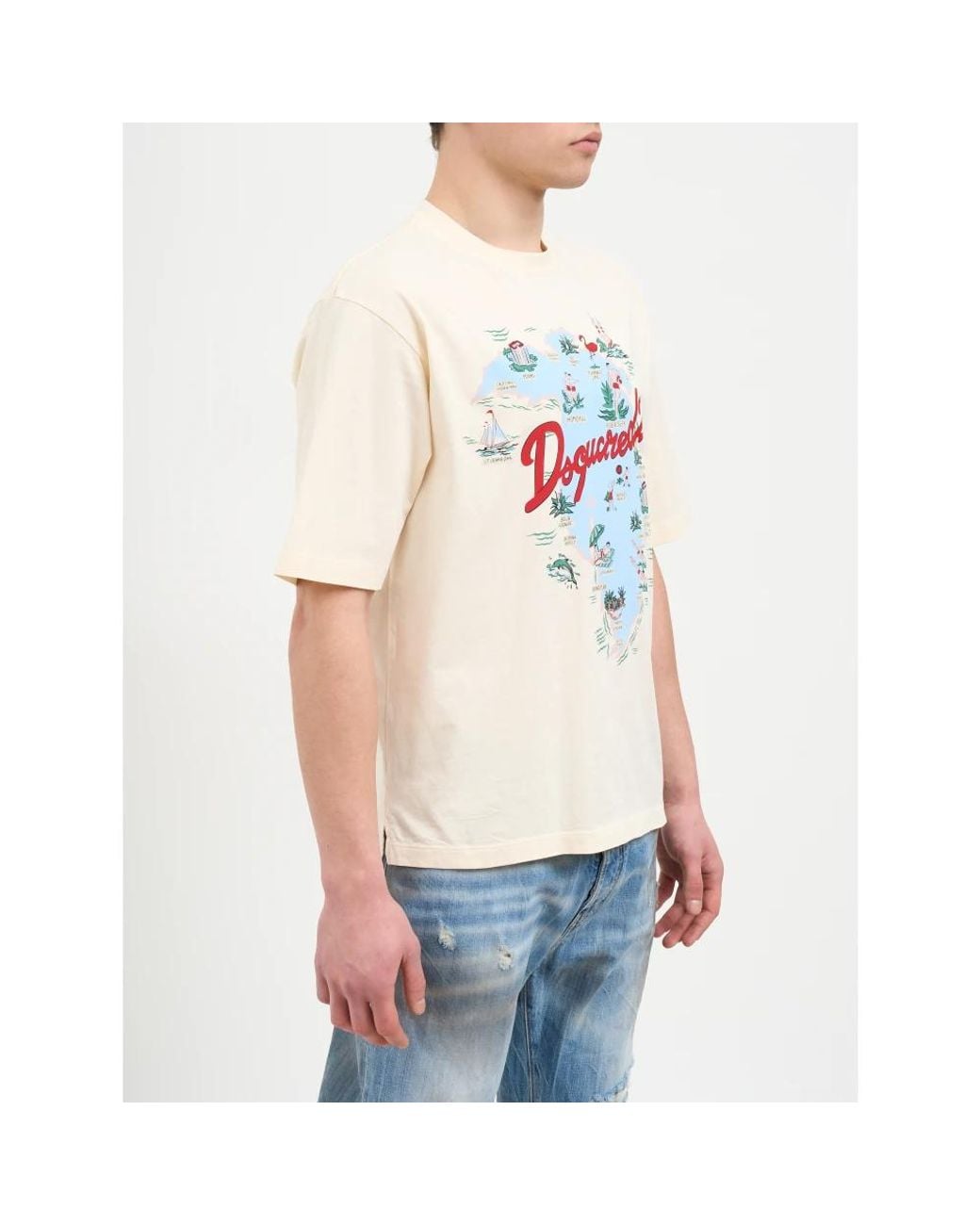 T-Shirts DSquared² de hombre de color Gray