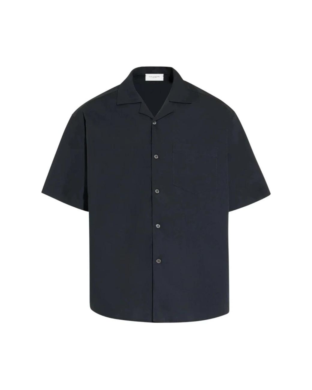 Paolo Pecora Camicia Tessuto in het Blue voor heren