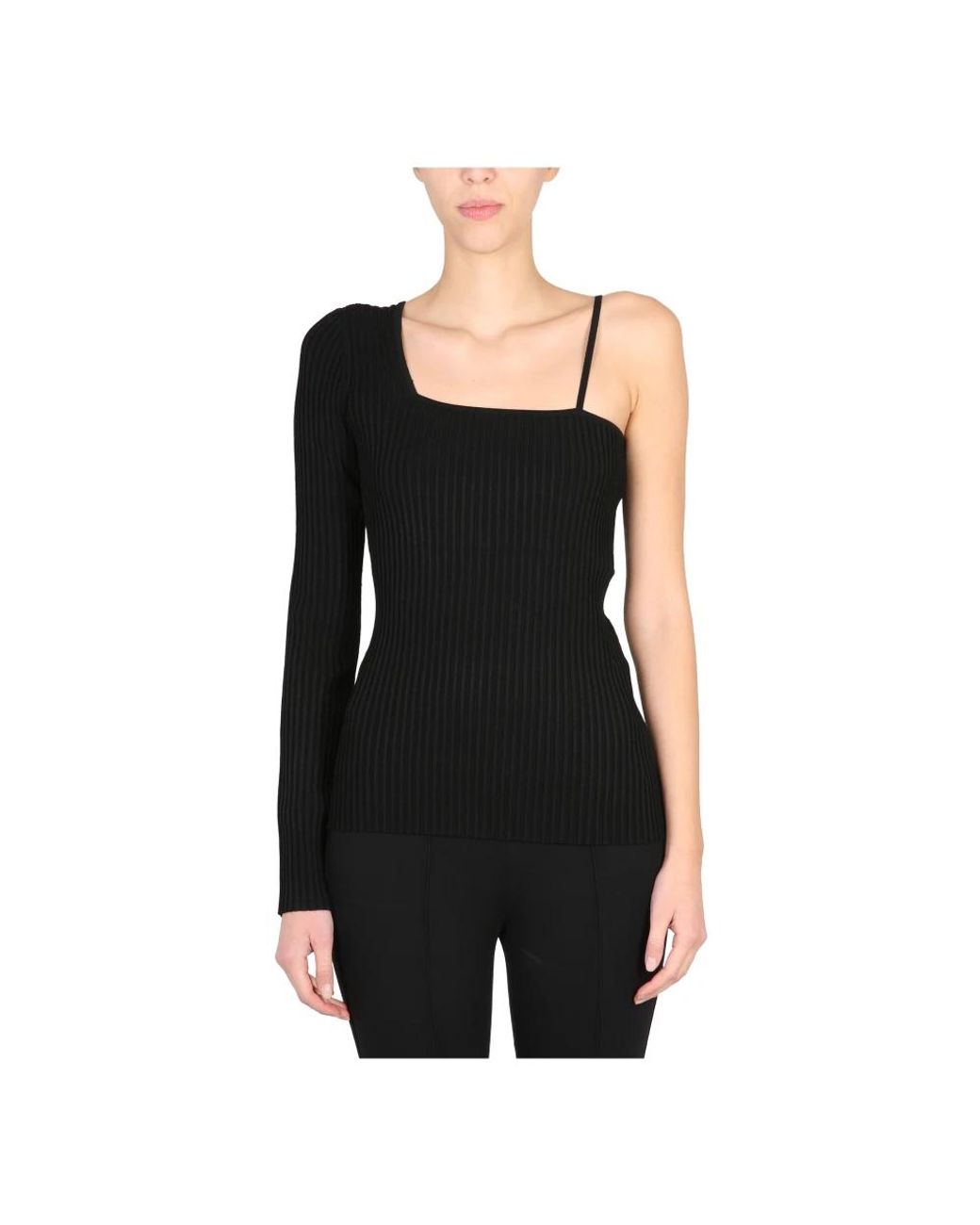 Helmut Lang Cross Strap Top in het Black