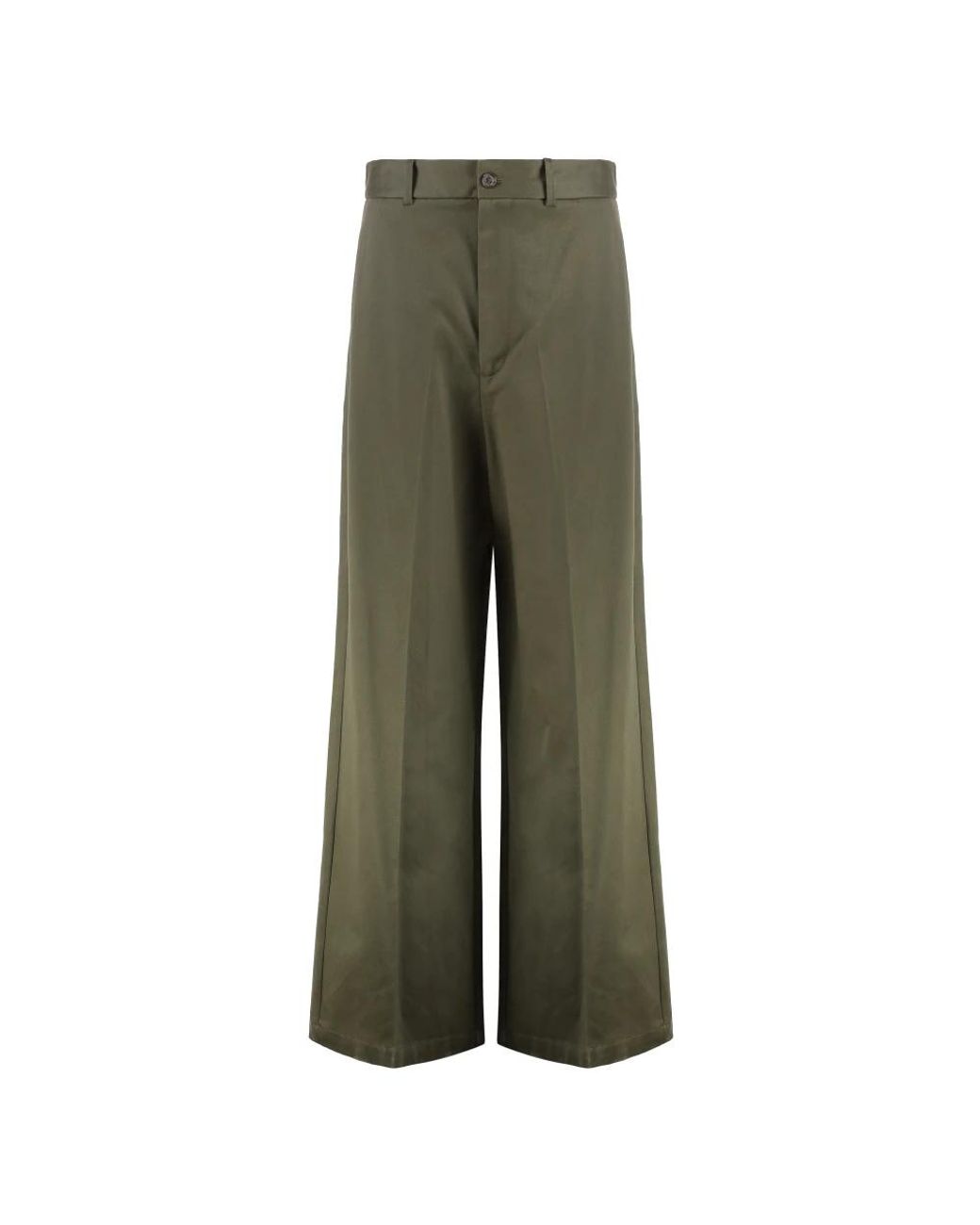 Nili Lotan Green Wide Trousers