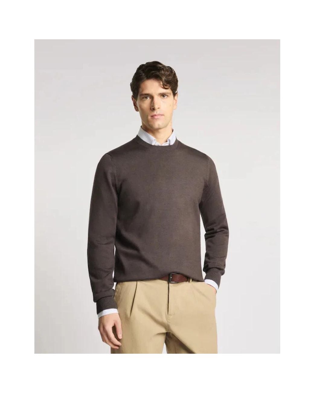 Fay Gray Round-Neck Knitwear for men