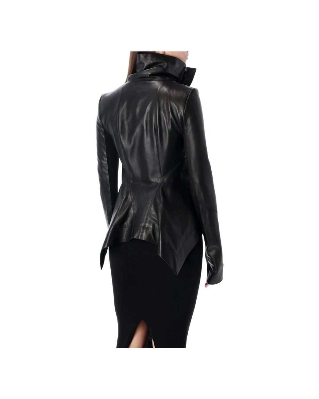 Leather Jackets Rick Owens de color Black