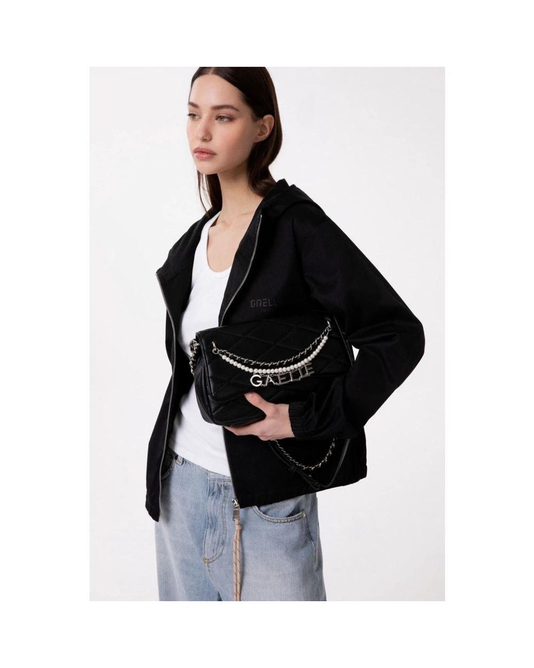 Gaelle Paris Black Cross Body Bags