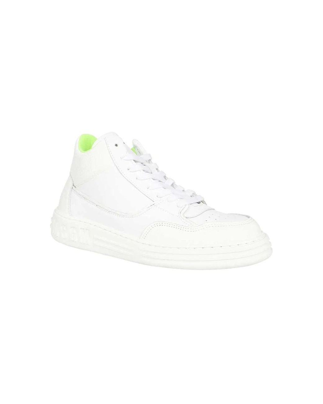 MSGM Sneakers Aus Leder in White für Herren