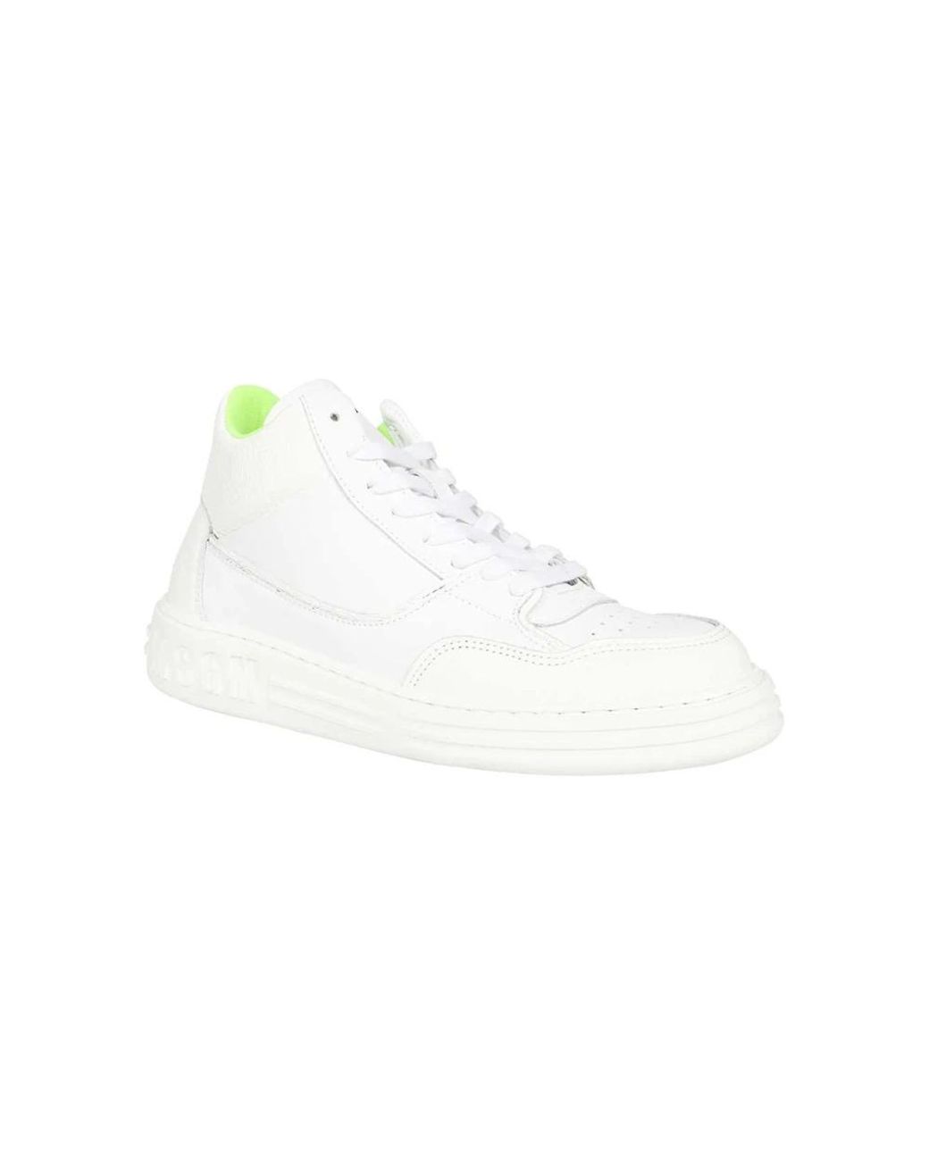 Sneakers MSGM de hombre de color White