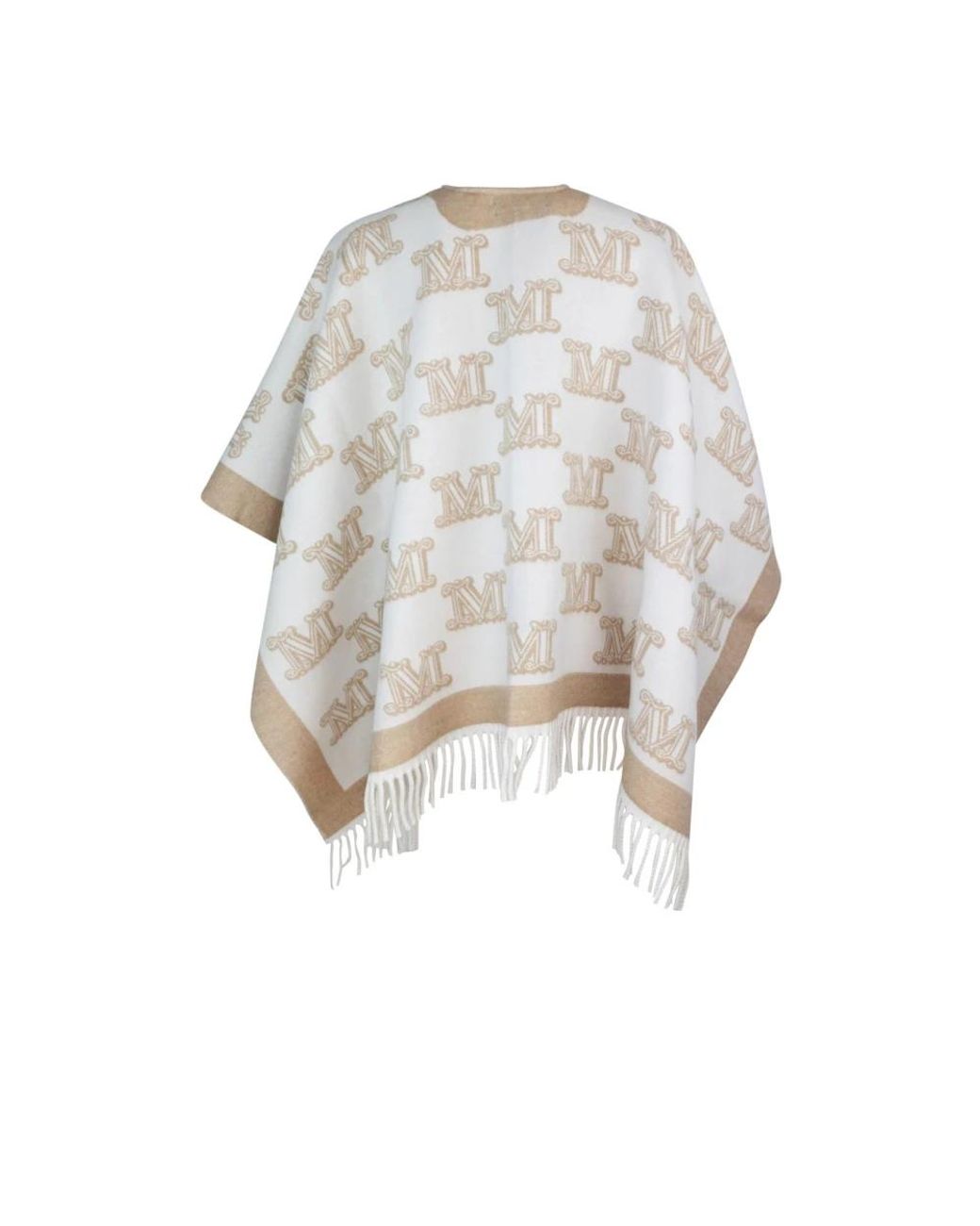 Max Mara White Ponchos