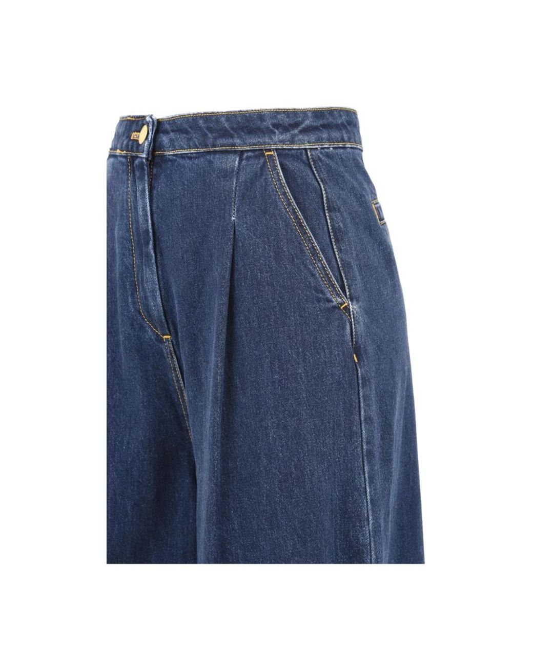 L'Autre Chose Blue Denim Skirts