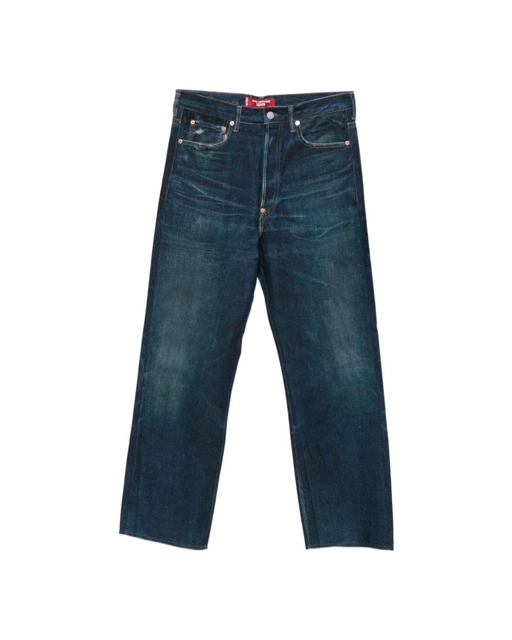 Junya Watanabe Blue Straight Fit Jeans for men