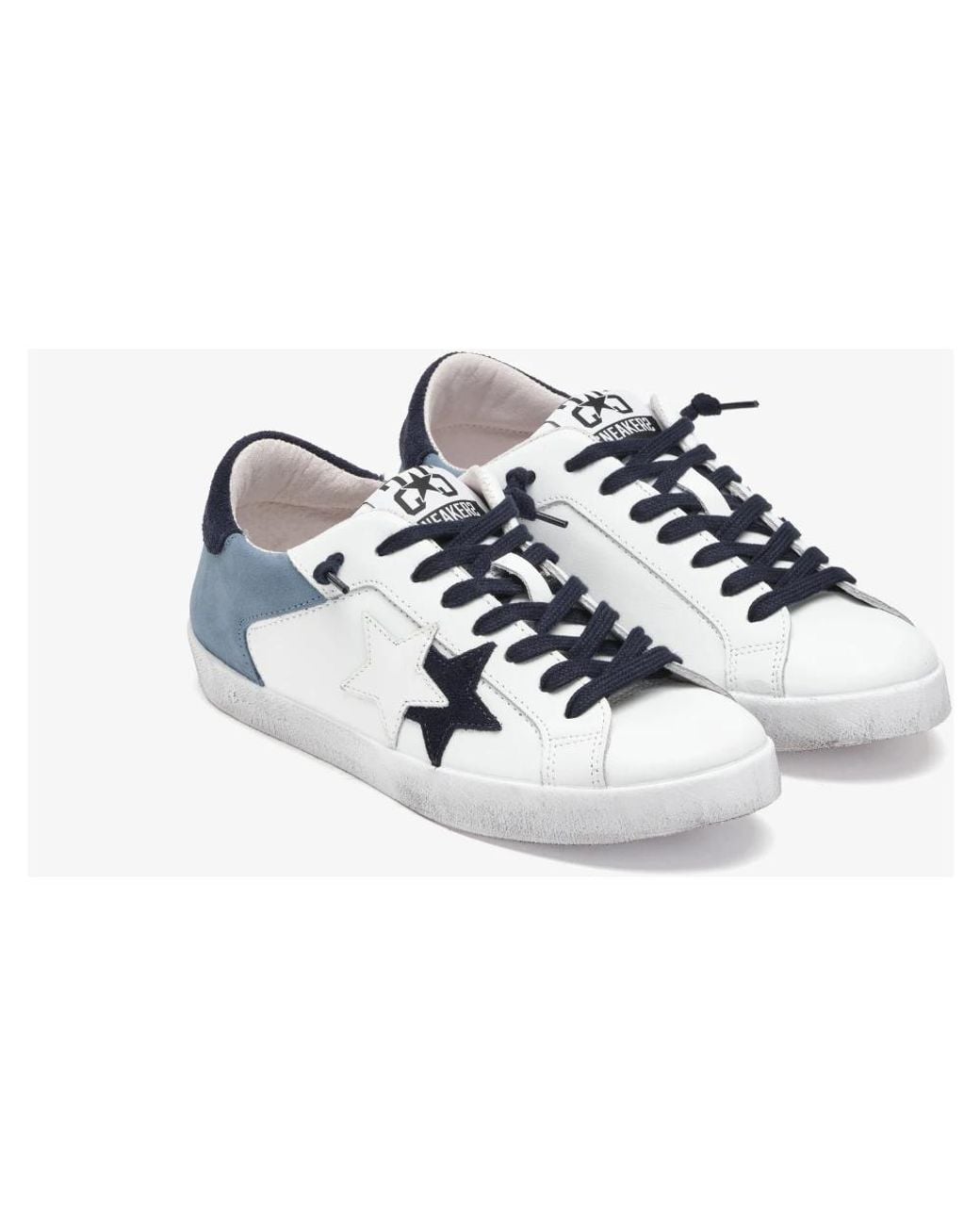 2 Star Sneakers in Blue für Herren