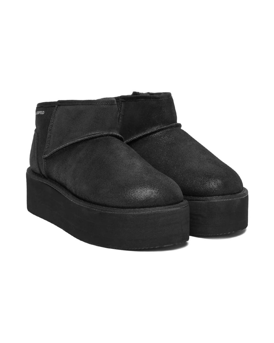 Karl Lagerfeld Black Winter Boots