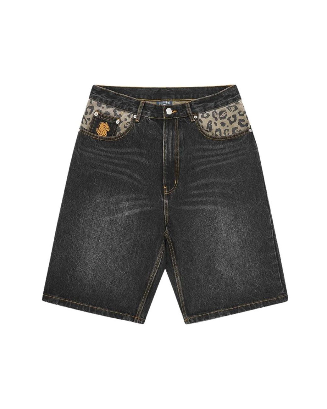 BBCICECREAM Gray Denim Shorts for men
