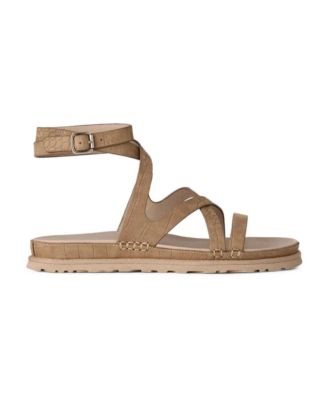 Ugg Brown Flat Sandals
