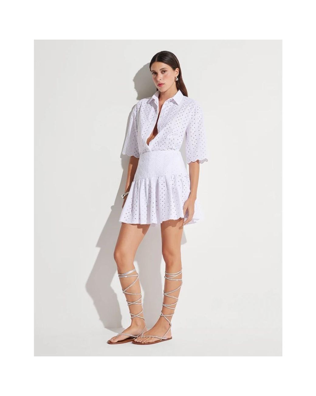 MVP WARDROBE White Short Skirts