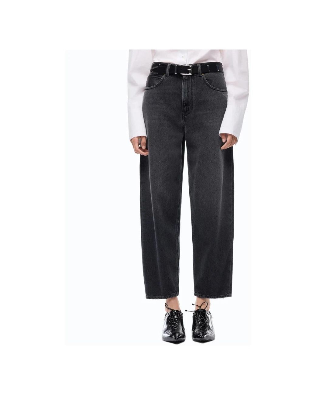 Pinko Blue Loose Fit Jeans