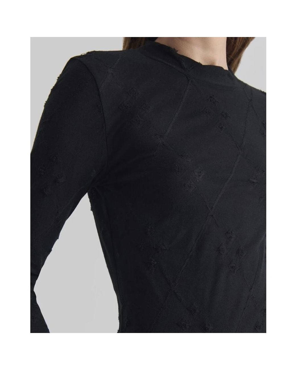 IRO Black Long Sleeve T-Shirts