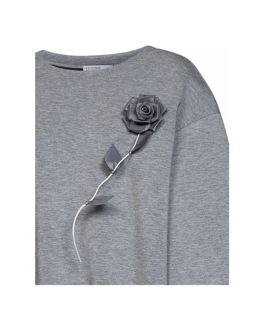 GIUSEPPE DI MORABITO Gray Sweatshirts