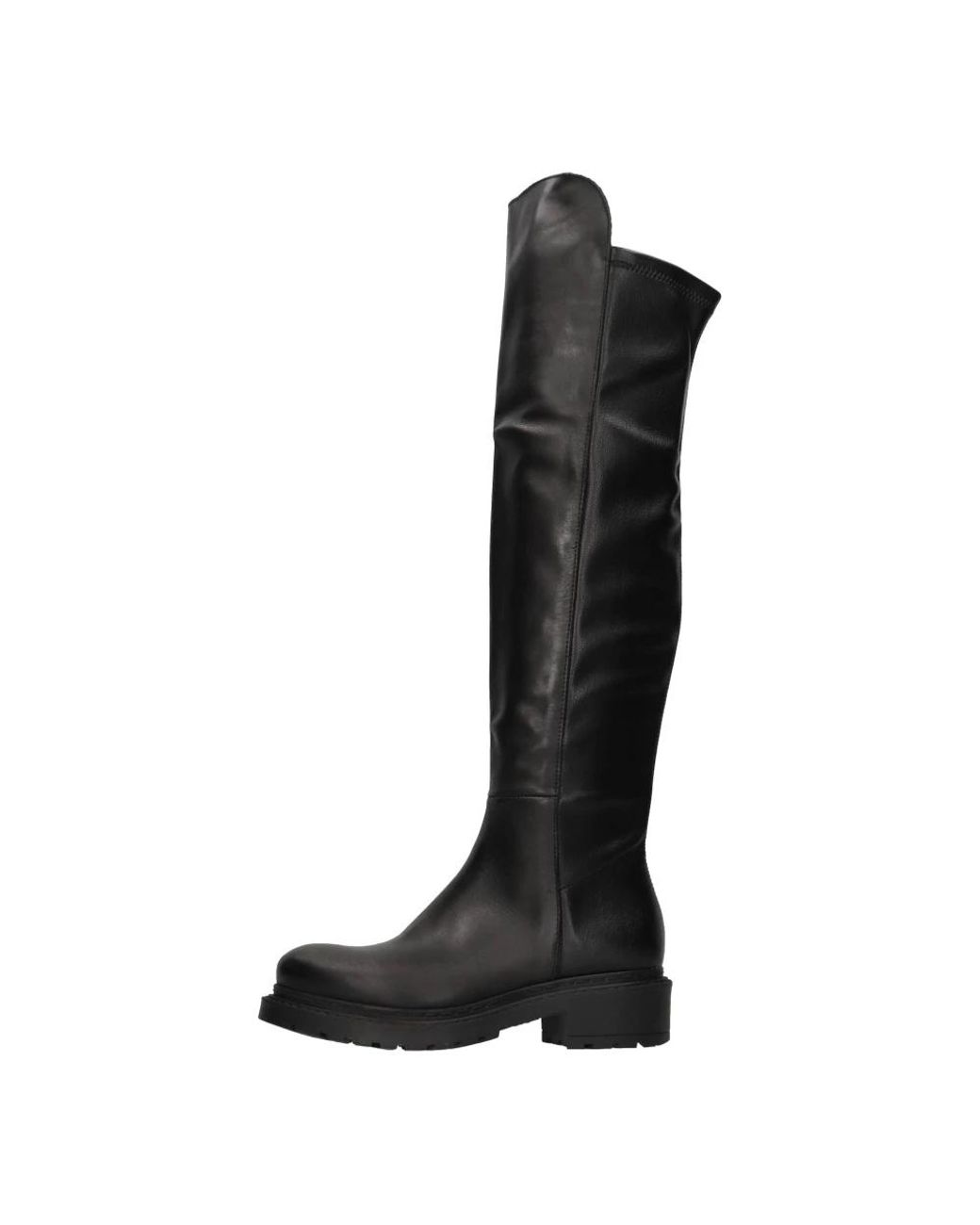 METISSE Black Over-The-Knee Boots
