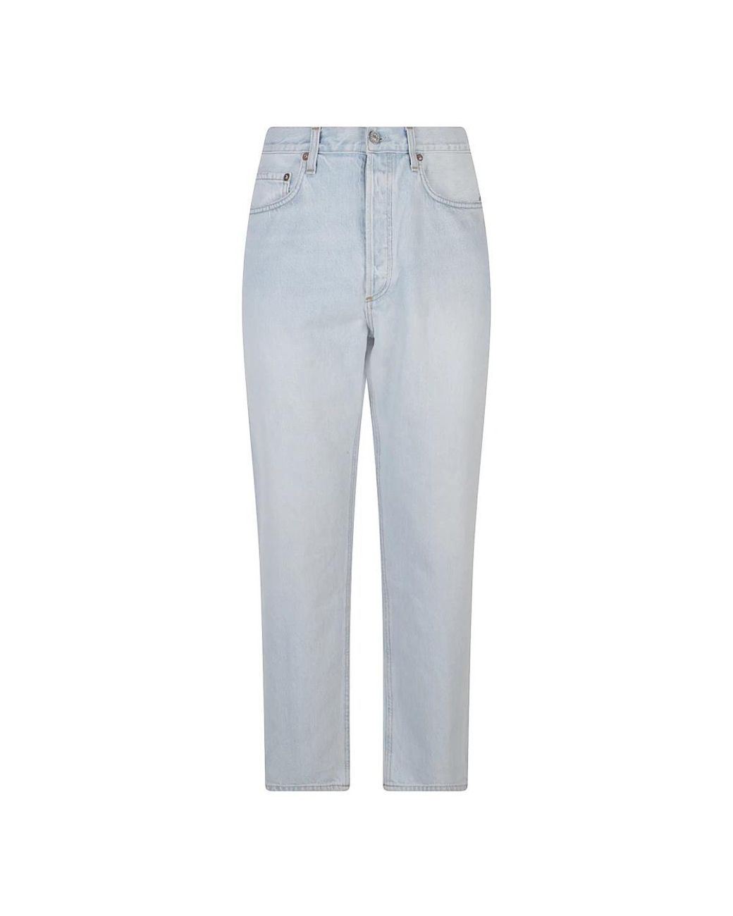 Agolde Blue Straight Fit Jeans for men