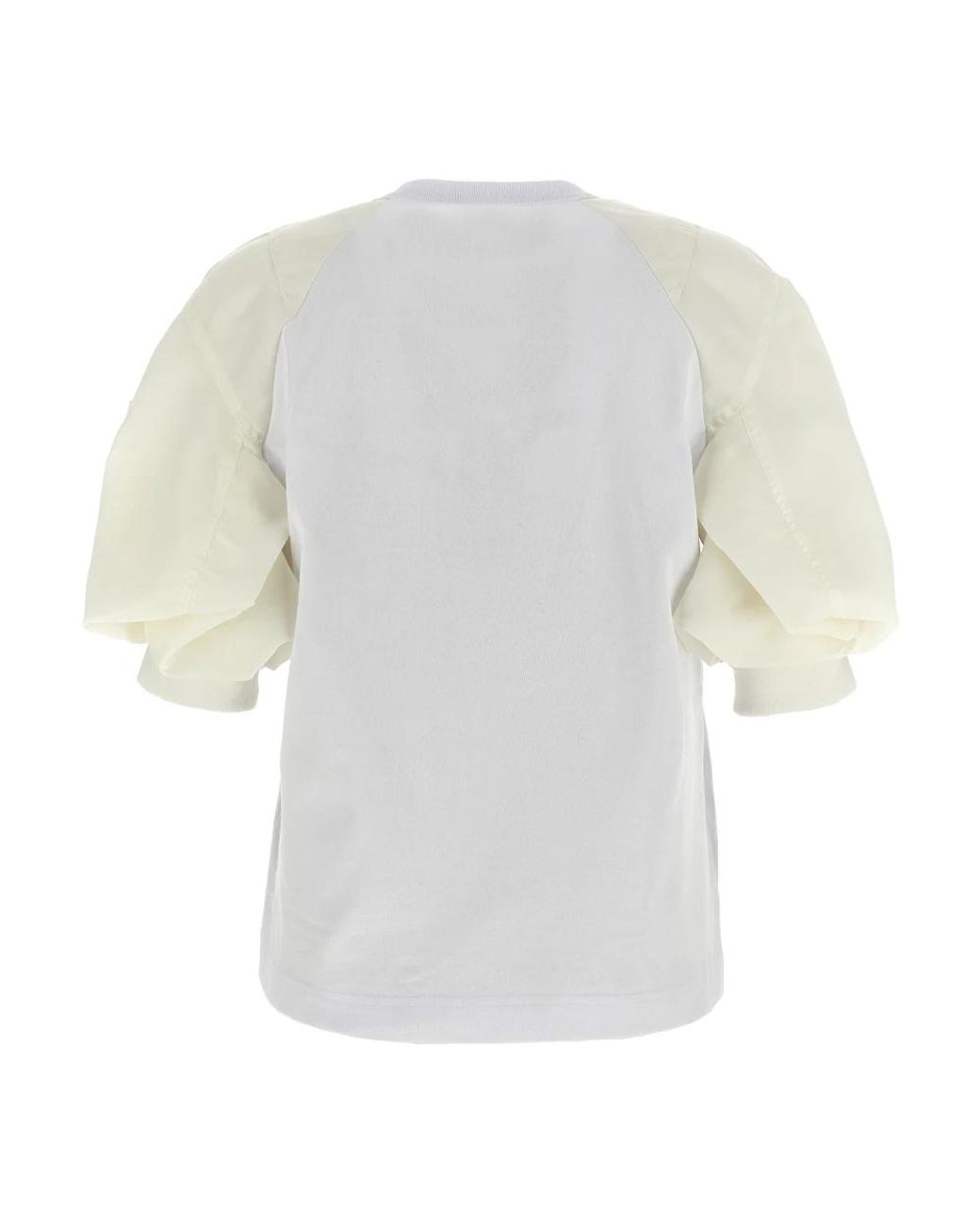 Sacai White T-Shirts