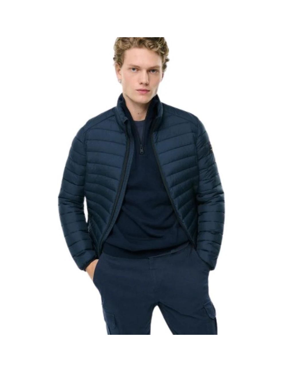 Ecoalf Blue Down Jackets for men