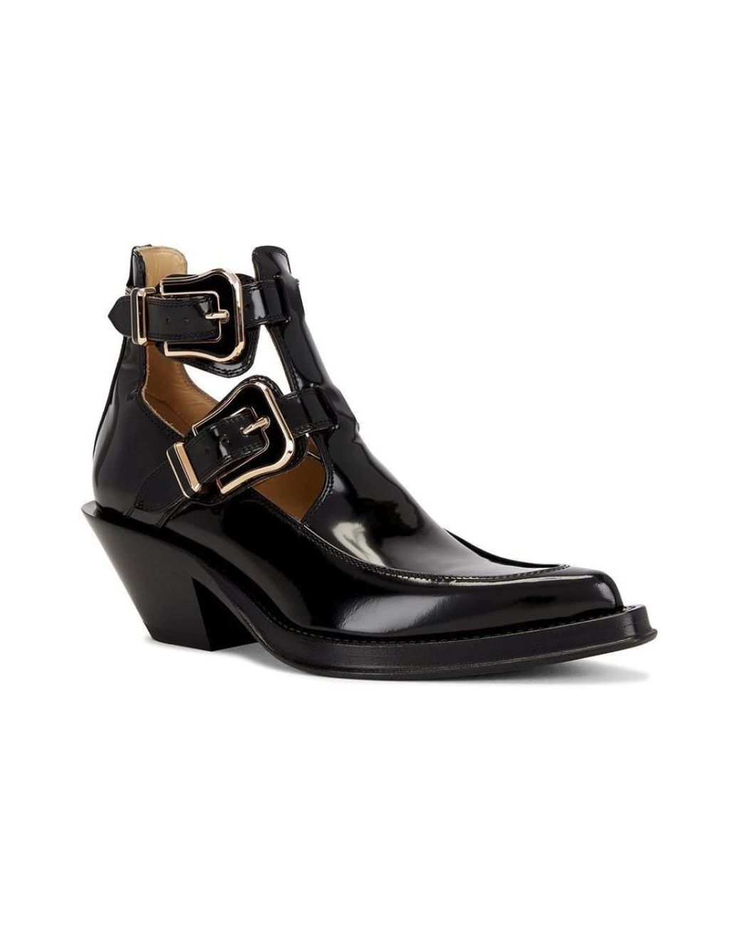 Gabriela Hearst Black Cowboy & Biker Boots