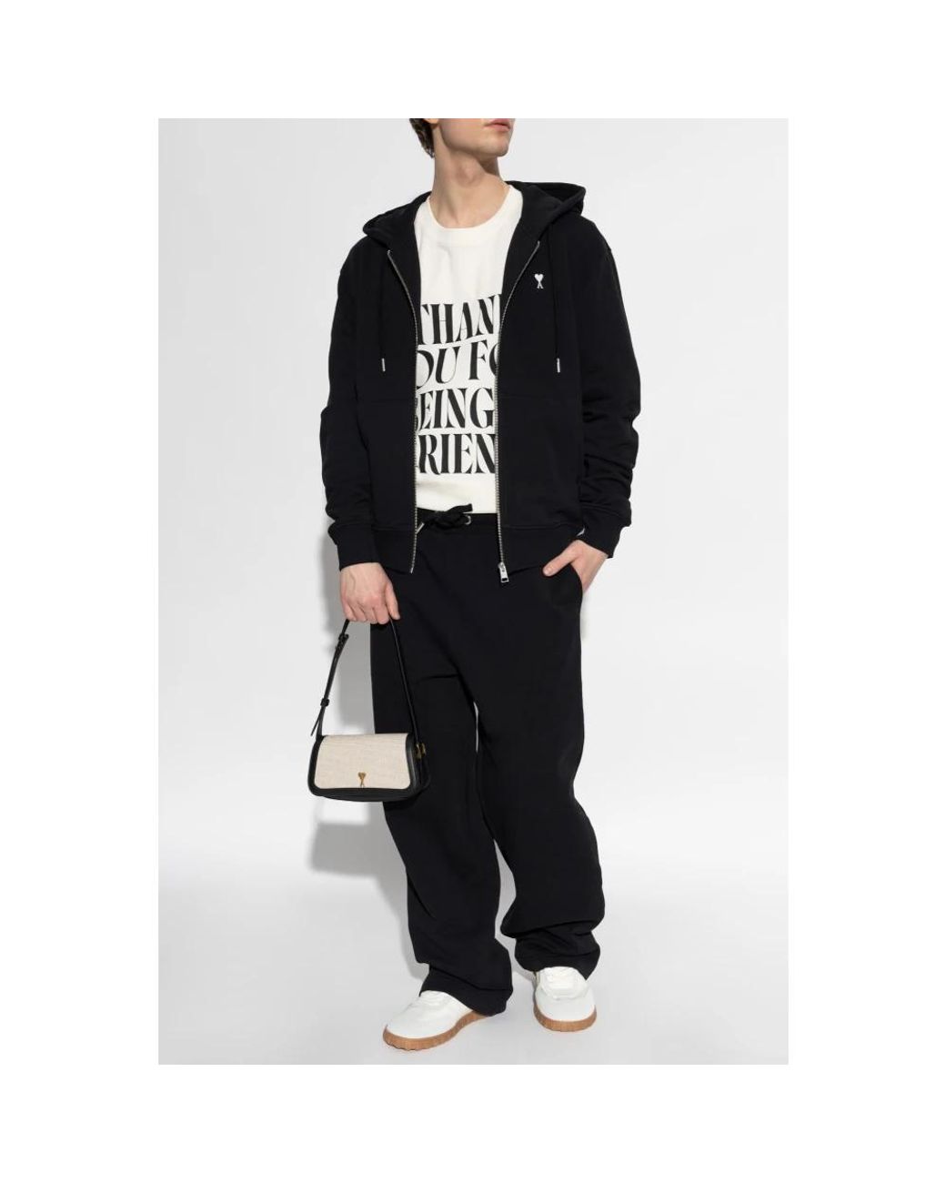 Zip-Throughs AMI pour homme en coloris Black
