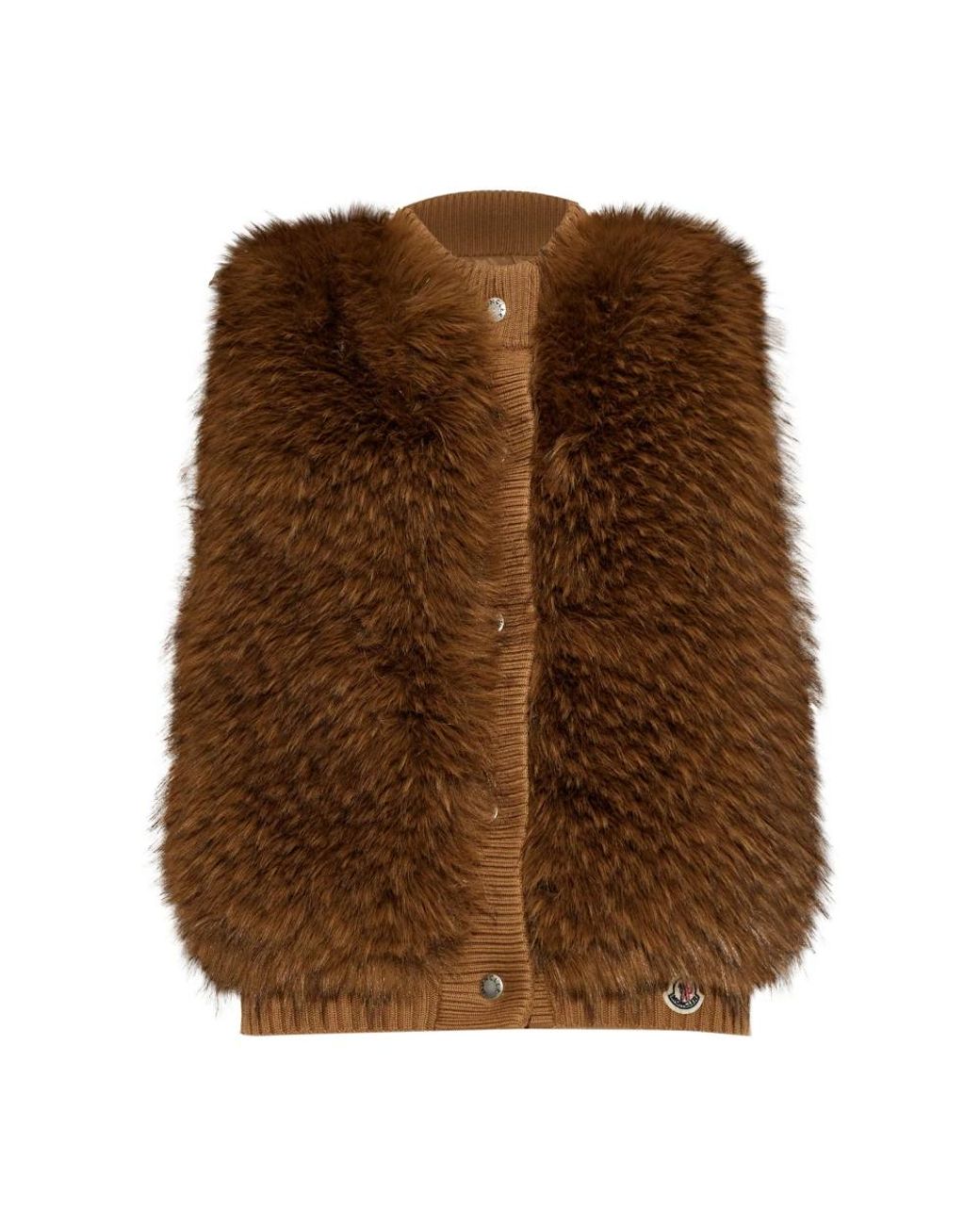 Moncler Brown Waistcoats