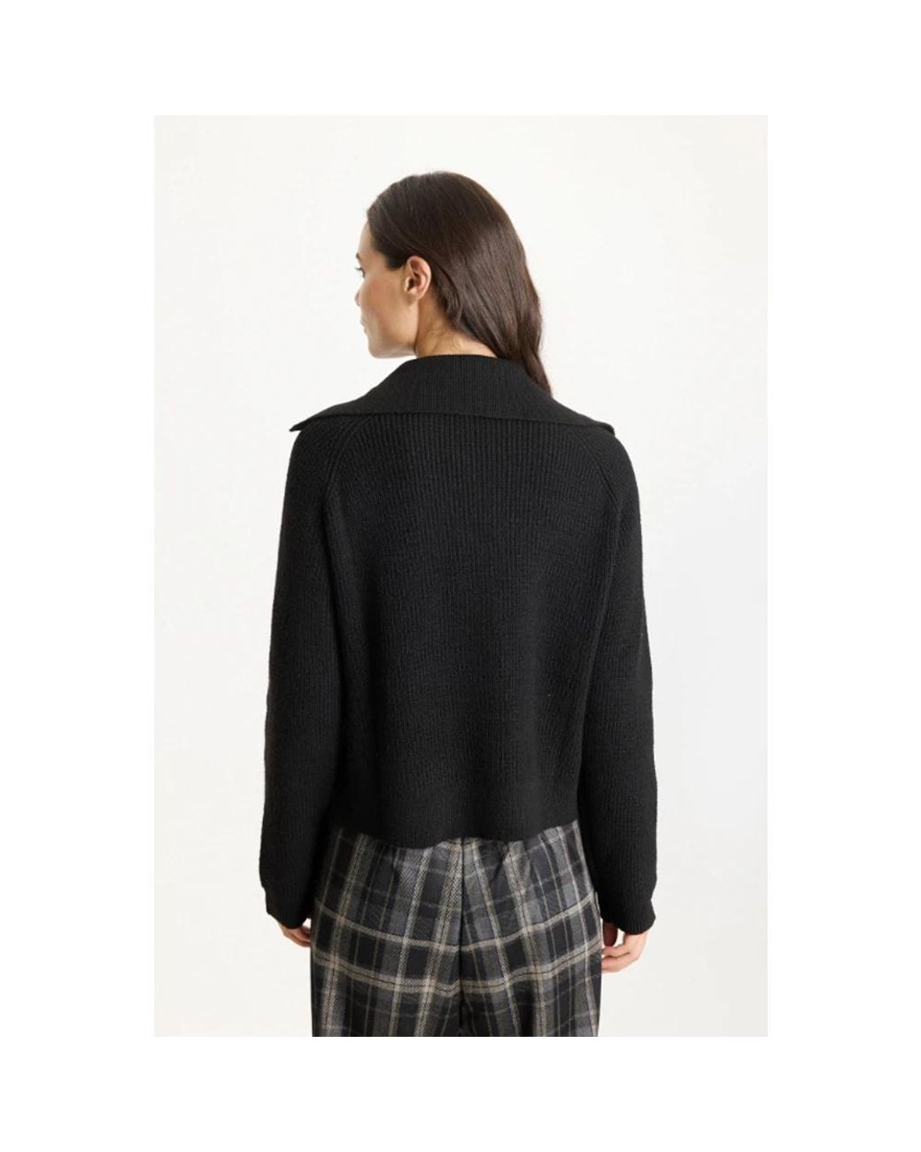 Cardigans iN FRONT de color Black