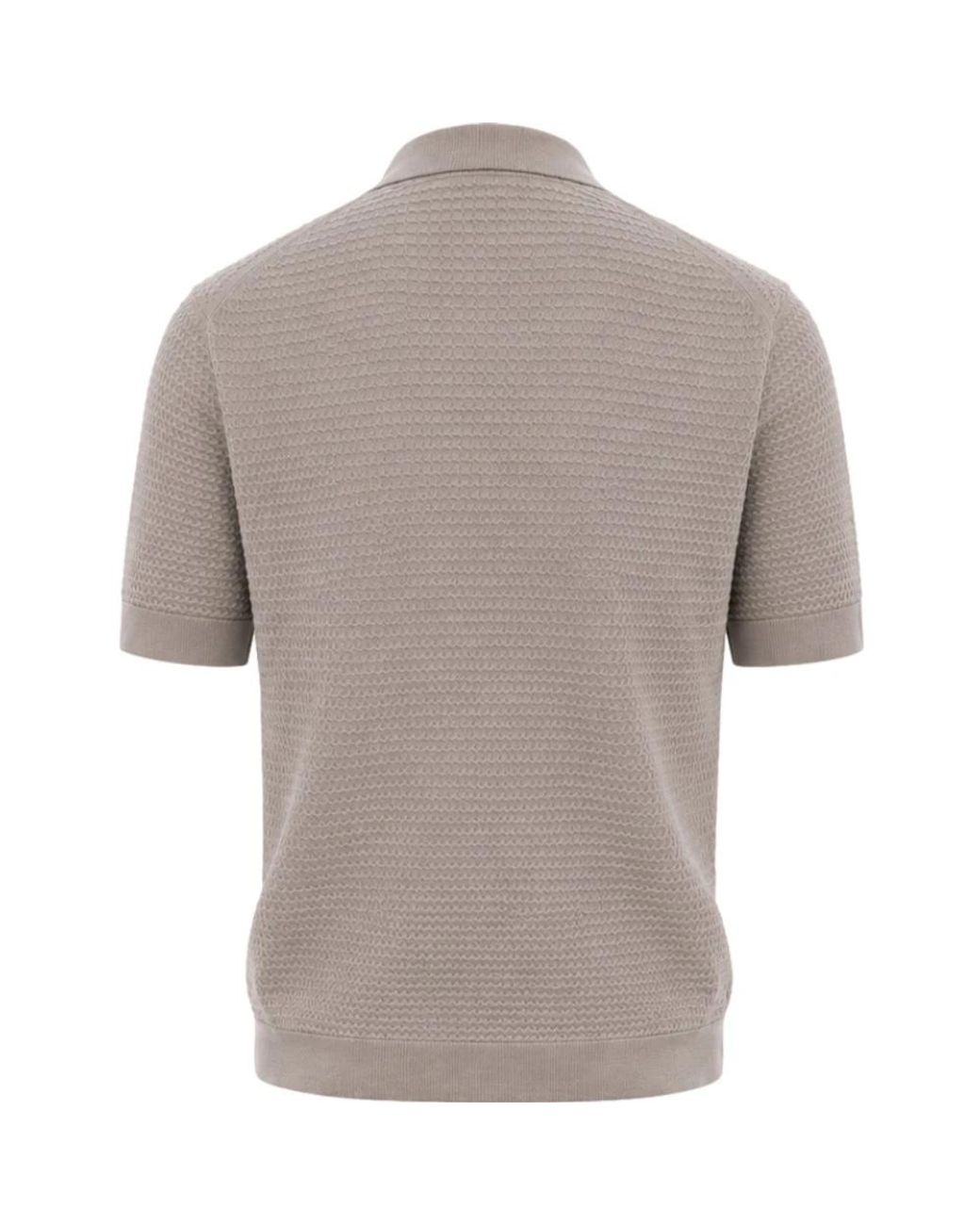 FILIPPO DE LAURENTIIS Gray Polo Shirts for men