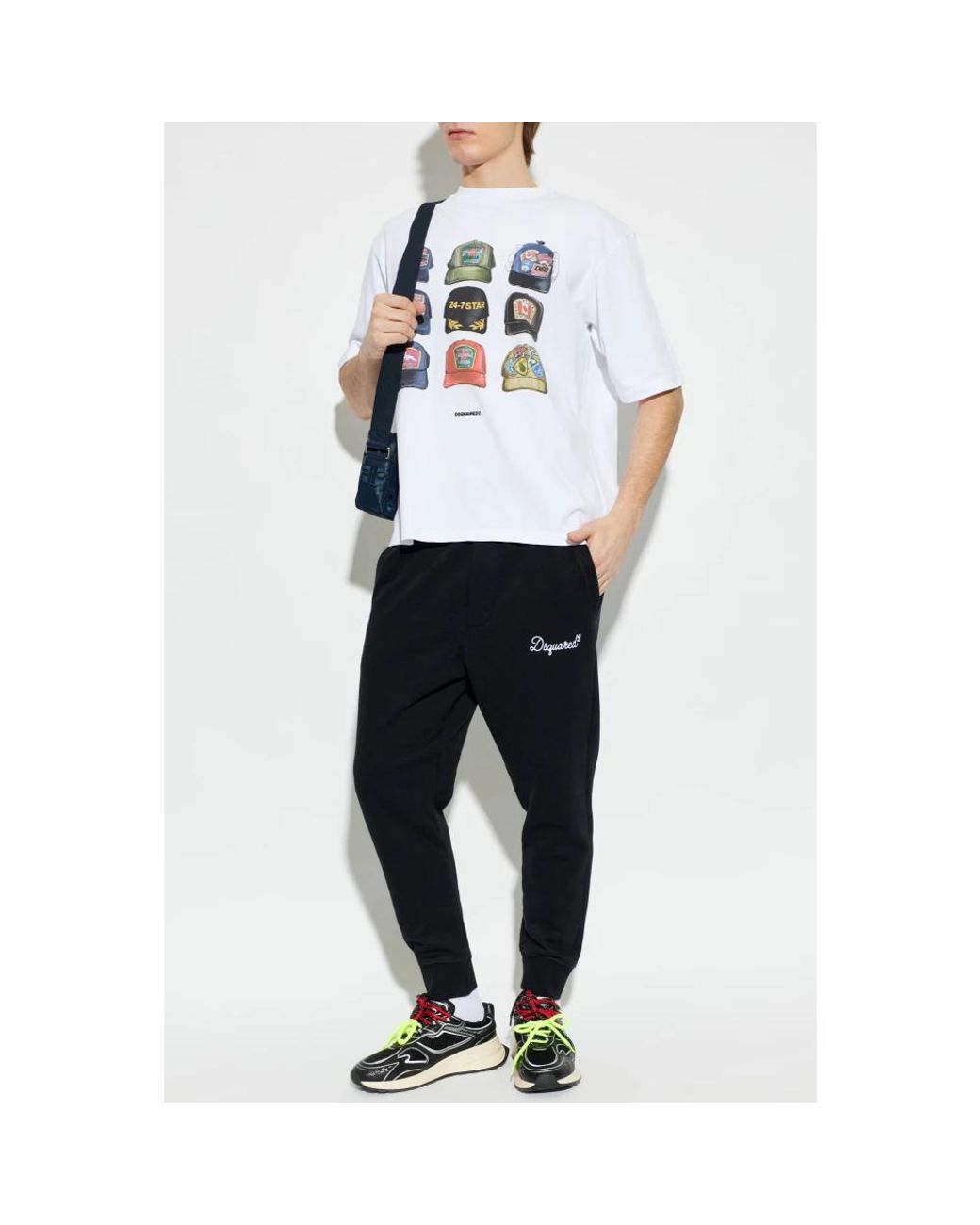 DSquared² Black Sweatpants for men