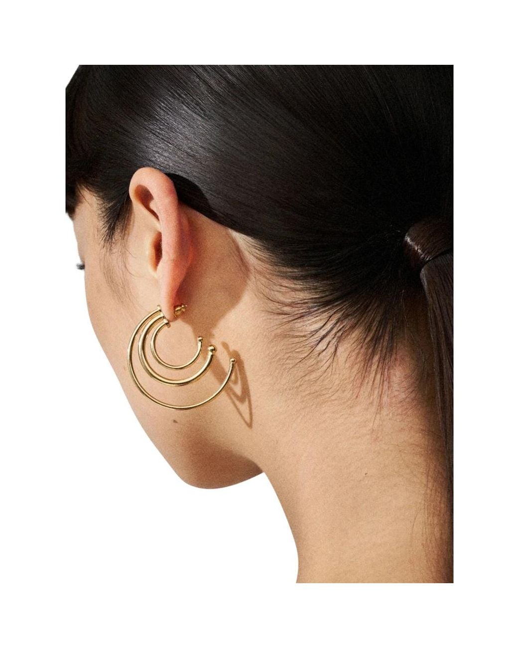 Earrings Panconesi en coloris Metallic