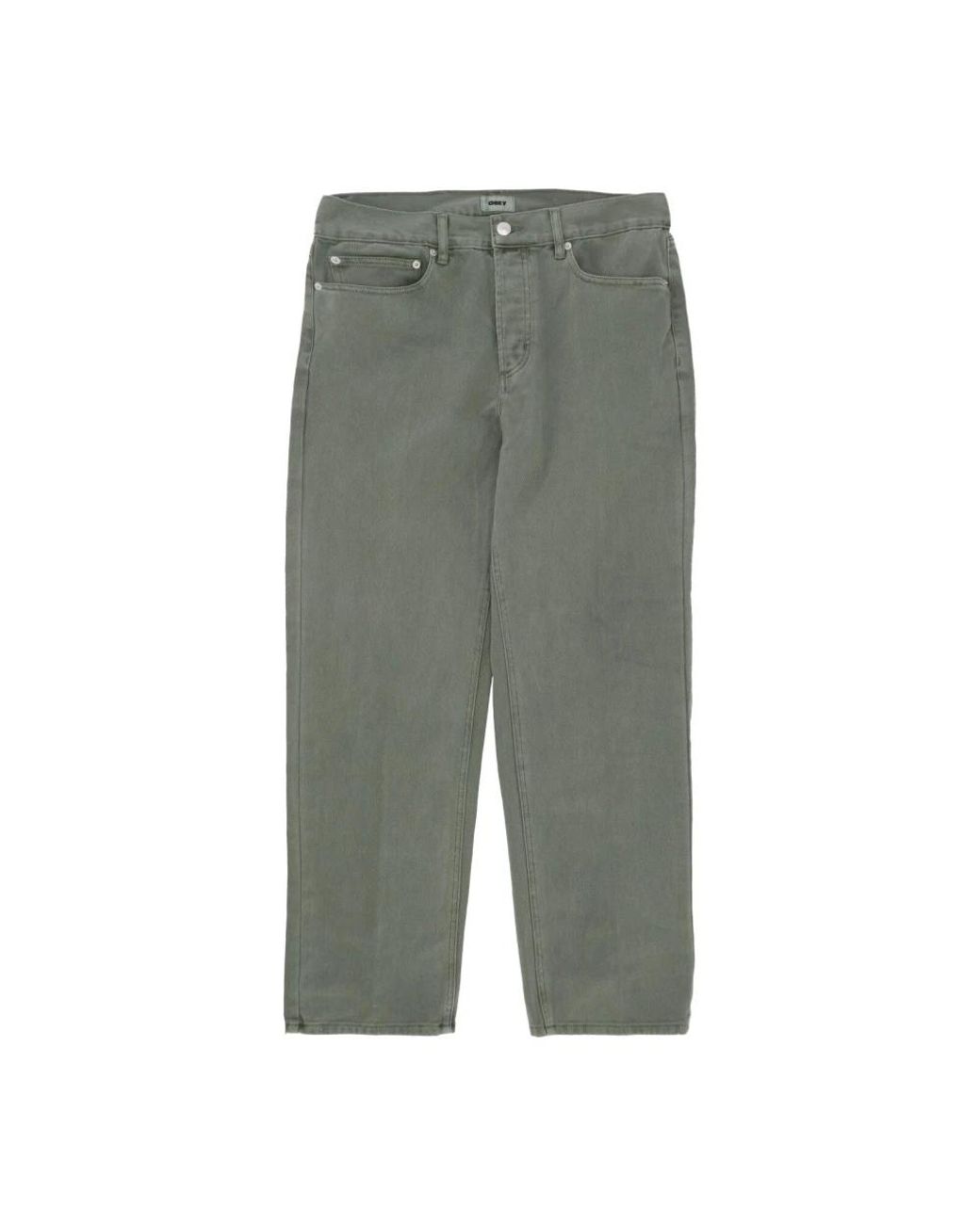Obey Gray Loose Fit Jeans for men